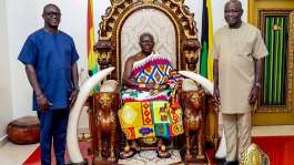 GETFundbriefs Otumfuo on GHS 400millionKNUST Teaching Hospitalcontract