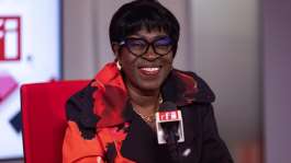 Juliana Lumumba, former culture minister in the Democratic Republic of the Congo and candidate for secretary-general of the International Organisation of La Francophonie, in the RFI studio on 21 May 2026. -  Anthony Ravera / RFI