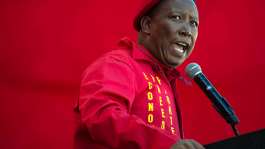 Julius Malema, President of the opposition EFF party