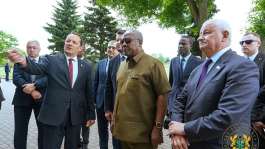 Brest Governor hosts Mahama after tour of Hero Fortress in Belarus