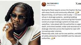 Stonebwoy calls for collective action as floods hit Accra