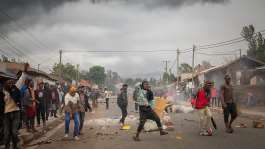 Protesters a day after the general election, 30 October 2025, following allegations of electoral irregularities in Arusha. -  AP photo