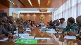 PresidentMahamaengages with national securityover floods disaster