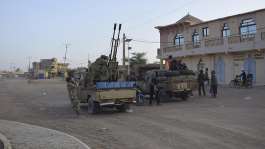 A file photo showing Tuareg rebels of the Azawad Liberation Front (FLA) riding on the back of pickup trucks in Kidal, Mali on April 26, 2026. -  AFP