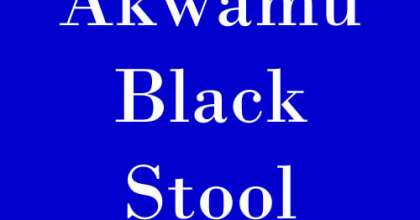 Akwamu Black Stool is for the Great Ansah Sasraku from Yaa Ansaa Royal Family - Late Odeneho Kwafo Akoto II