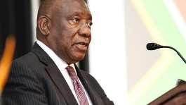France hosts S.Africa leader for talks, war remembrance