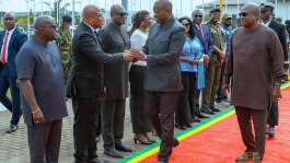 Gabonese PresidentdepartsAccra after concluding three-day State visit