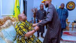 Davido and his uncle, Ademola Adeleke, Governor of Osun State