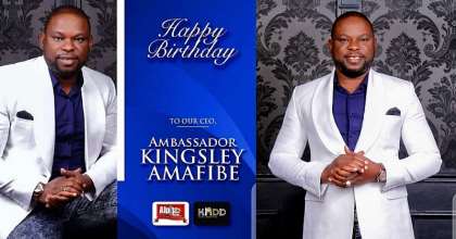 COZA Pastor, Politicians, Celebrities, Beauty Queens Shower Encomium Kingsley Amafibe As He Marks Birthday, Celebrates At Home