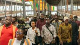 Mahama Ayariga inspects stalled Kejetia phase II, Krofrom Market projects