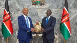 William Ruto vows Kenya will deliver successful 2027 Afcon after Patrice Motsepe talks