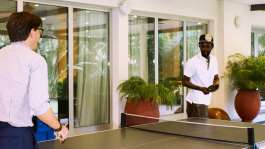 Black Sherif and German Ambassador bond over music, stories and table tennis