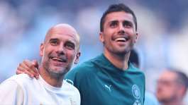Getty ImagesImage caption: Rodri (right) made 298 appearances for Manchester City between 2018 and 2026