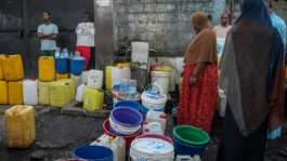 The Comoros capital, Moroni, suffers from a chronic lack of piped water.  By Ibrahim YOUSSOUF (AFP)