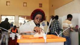 The copper-rich southern African nation went to the polls on Thursday in an election focused on economic hardship.  By GIANLUIGI GUERCIA (AFP)