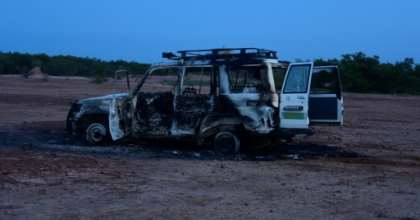 The killings on Sunday of six French aid workers, their local guide and driver were the first by jihadist gunmen in that area. By BOUREIMA HAMA (AFP/File)
