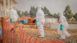 The outbreak is heavily centred on Ituri province in northeast DR Congo.  By Benediction MURHABAZI (AFP)