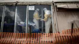 The latest Ebola outbreak is the 17th to hit the DR Congo.  By JOHN WESSELS (AFP/File)
