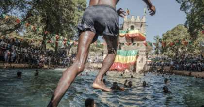 Timkat celebrates the baptism of Jesus in the River Jordan. By EDUARDO SOTERAS (AFP/File)