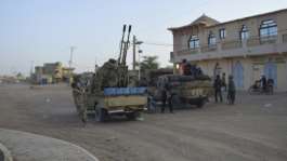 Tuareg rebels ride on the back of pickup trucks in Kidal on April 26, 2026.  By - (AFP/File)