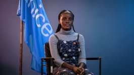 Ugndan climate activist Vanessa Nakate has been named UNICEF's new Goodwill Ambassador.  By Ed JONES AFP