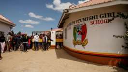 A fire broke out overnight in the dormitory of a girls school in Kenya, killing 16 children.  By SIMON MAINA (AFP)