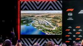 A presentation in Kigali of the proposed F1 circuit in Rwanda.  By Jean Baptiste Nkurunziza (AFP)