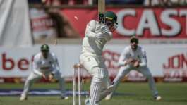 Australias Nic Maddinson was bowled for a duck to end a torturous 33-ball innings.  By Marco Longari (AFP)