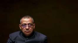 Carlos Vila Nova was re-elected president of Sao Tome and Principe in the first round of voting.  By FILIPE AMORIM (AFP/File)