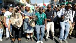 Citizen-led groups have issued an unofficial ultimatum for undocumented foreign nationals to leave South Africa.  By Marco Longari (AFP)
