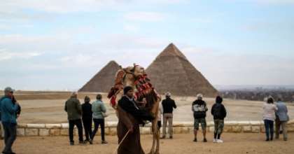 Egypt, where tourism is a key source of revenue, is suspending all flights from Thursday as it tries to stem the spread of the coronavirus. By Mohamed el-Shahed (AFP/File)