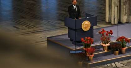 Ethiopia's Prime Minister Abiy Ahmed won the Nobel Peace Prize in large part for reaching out to neighbouring Eritrea. By Fredrik VARFJELL (AFP/File)