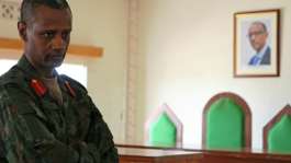 Former presidential guard chief Tom Byabagamba was sentenced in 2016 to 21 years in prison.  By STEPHANIE AGLIETTI (AFP)