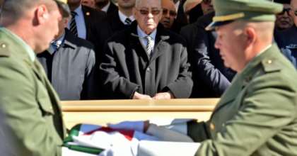 General Ahmed Gaid Salah, Algeria's army chief, has thrown his support behind presidential polls on July 4. By RYAD KRAMDI (AFP/File)