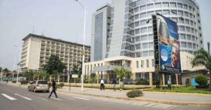 Gombe, the business heart of Kinshasa, is the seat of DR Congo's government institutions, banks and foreign embassies. By JUNIOR KANNAH (AFP/File)