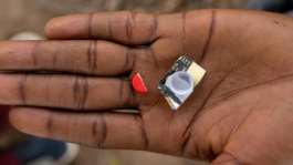In Nigeria, the tapentadol tablets are known as red.  By Light Oriye Tamunotonye (AFP)