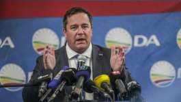 John Steenhuisen will become deputy trade minister after being demoted from the cabinet.  By Rajesh JANTILAL (AFP/File)