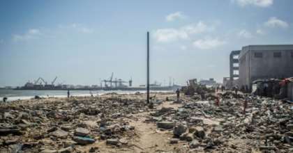 Locals said about 120 homes were bulldozed in Xwlacodji. By Yanick FOLLY (AFP)