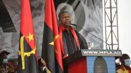 Lourenco was declared winner  for a second term following hotly contested elections.  By Julio PACHECO NTELA AFP