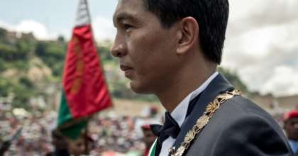 Madagascar's President Andry Rajoelina has pledged to fight corruption in the Indian Ocean island nation. By RIJASOLO (AFP)