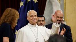 Pope Leo XIV got a standing ovation from lawmakers after addressing the Spanish parliament.  By Pierre-Philippe MARCOU (AFP)