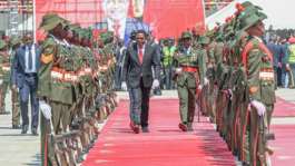 President Hakainde Hichilema was sworn in for a second term on Tuesday.  By Noel SICHALWE (AFP)