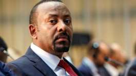 Prime Minister Abiy Ahmed began his rule in 2018 with popular reforms.  By SIMON MAINA (AFP)