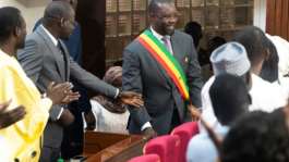 Senegal lawmakers defied the president and appointed the ousted PM Ousmane Sonko as speaker of parliament.  By SEYLLOU (AFP)