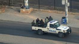 Security was tightened in Zambia for the August 13 elections.  By GIANLUIGI GUERCIA (AFP)