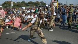 South Africa has been on edge following weeks of sometimes violent xenophobic unrest.  By RAJESH JANTILAL (AFP)