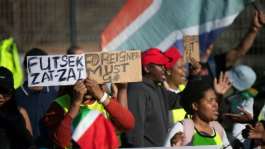 South Africa has seen protests against undocumented immigrants.  By RODGER BOSCH (AFP/File)